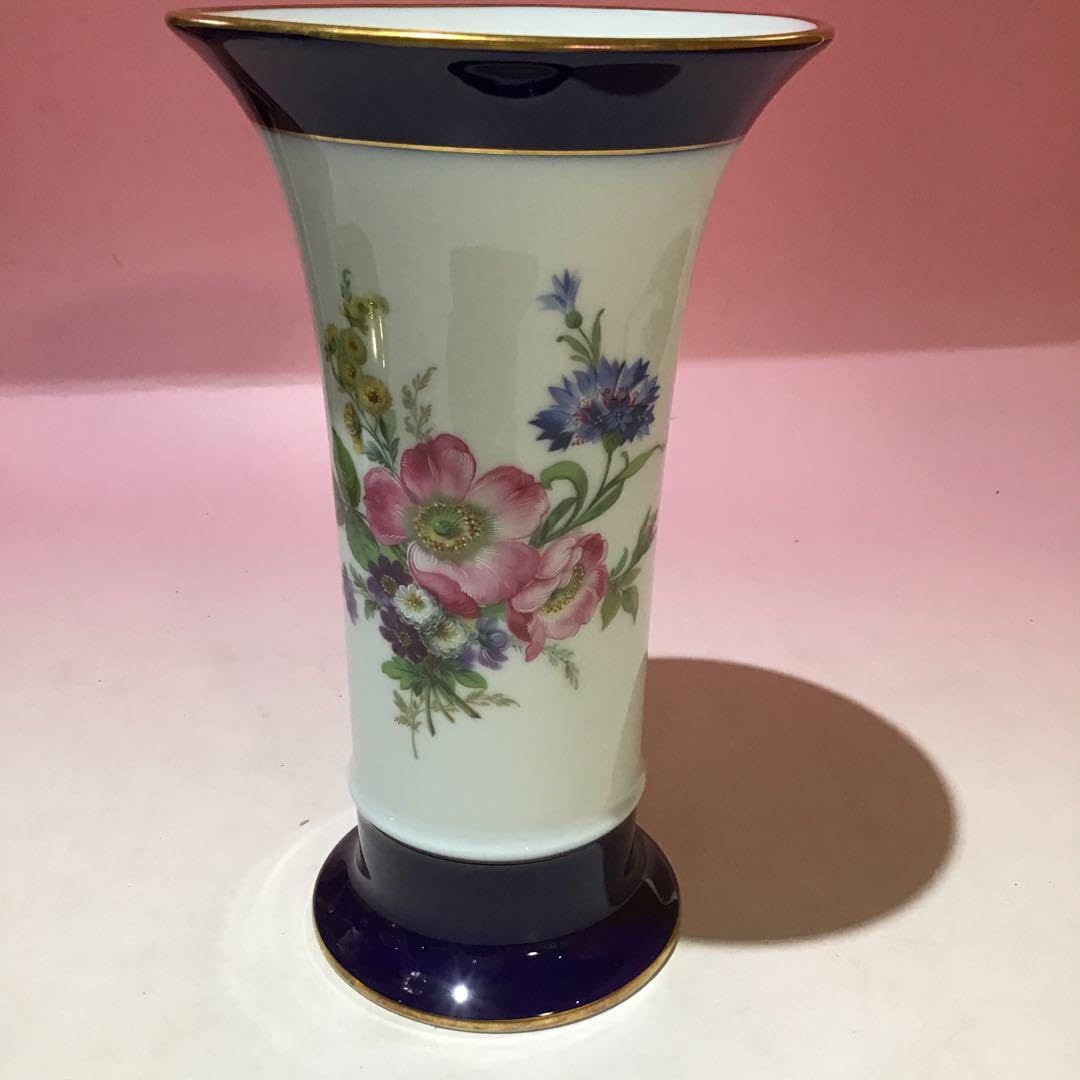 Amazon.co.jp: KAISER カイザー 西ドイツ 名窯 花器 置物 手書き花模様